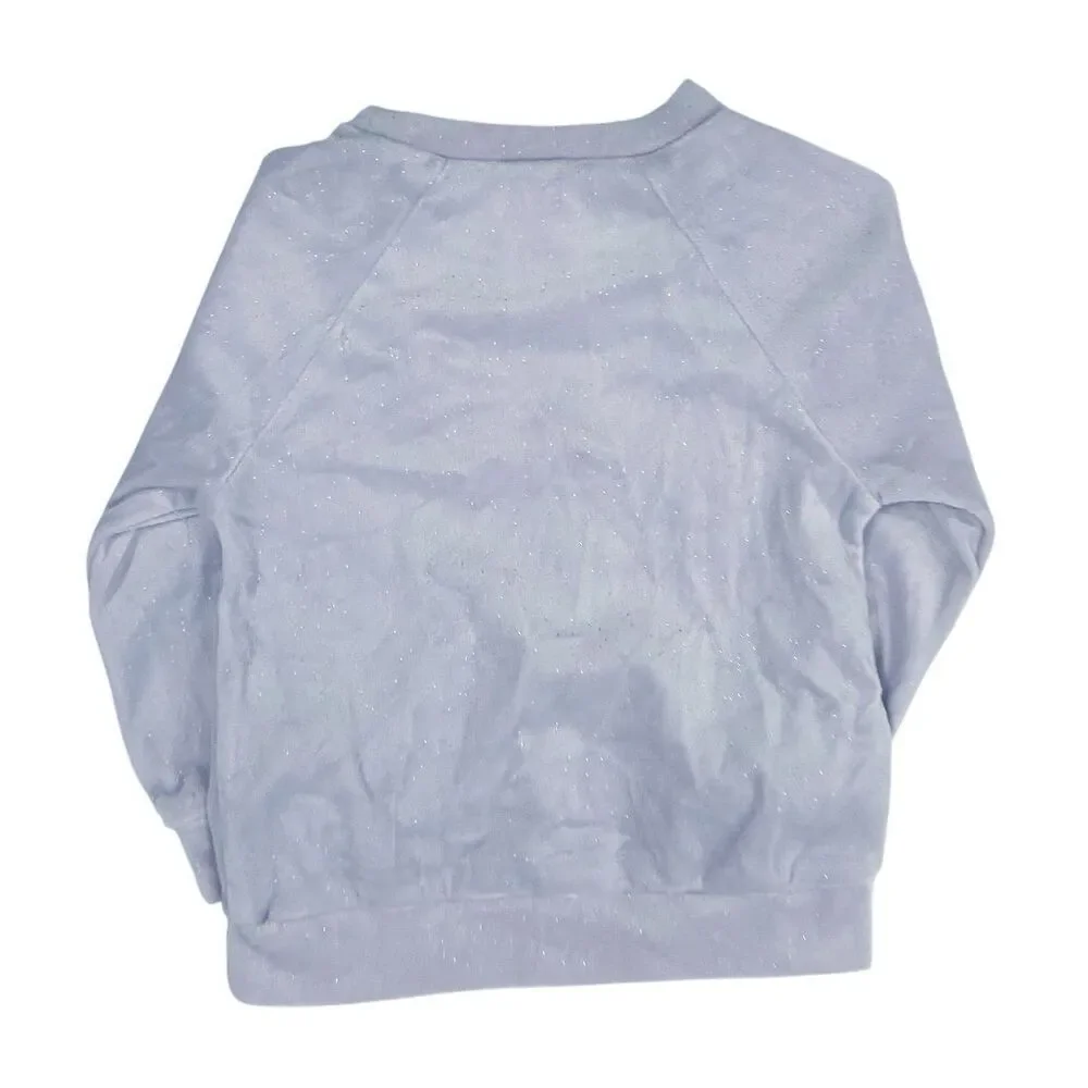 Hello Kitty Little Girls 2 Pc. Velour Sweatshirt Pants Outfit Set Lavender 18M - Picture 6 of 12